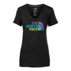 The North Face Short-Sleeve Half-Dome V-Neck Tee Women's - New Fit 12 The North Face Short-Sleeve Half-Dome V-Neck Tee Women's - New Fit -Hot Sale Clothing Store 10905 TNFBLKSWTVLTMULT m