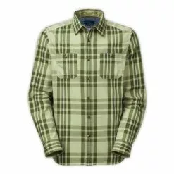 The North Face Long-Sleeve Boulder George Shirt Men's -Hot Sale Clothing Store 10916 SAGE HTHRSCLLIONGRN m