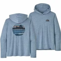 Patagonia Capilene Cool Daily Graphic Hoody Men's -Hot Sale Clothing Store 109743 SKYLNSTNCILSTMBLUXD m
