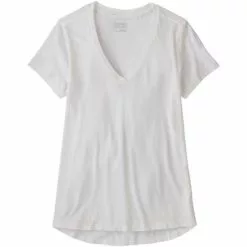 Patagonia Side Current Tee Women's -Hot Sale Clothing Store 109775 WHITE m