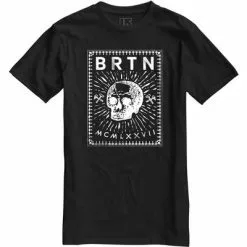Burton Skull Short-Sleeve Slim Tee Men's -Hot Sale Clothing Store 11012 TRUE BLACK m