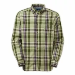 The North Face Long-Sleeve Buttonwood Shirt Men's 7 The North Face Long-Sleeve Buttonwood Shirt Men's -Hot Sale Clothing Store 11089 SAGE HTHRVAPROUSGRY m