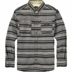 Burton Mill Long-Sleeve Woven Shirt Men's 5 Burton Mill Long-Sleeve Woven Shirt Men's -Hot Sale Clothing Store 11368 TRUE BLACK YARNY m