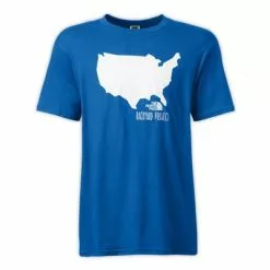 The North Face Backyard USA T-Shirt Men's 8 The North Face Backyard USA T-Shirt Men's -Hot Sale Clothing Store 11449 SNORKEL BLUE m
