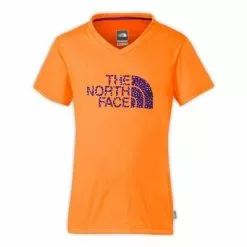 The North Face Argali Short-Sleeve Hike Tee Girls' 5 The North Face Argali Short-Sleeve Hike Tee Girls' -Hot Sale Clothing Store 11455 VITAMIN C ORANGE m