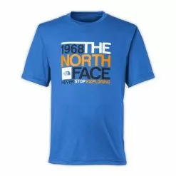 The North Face Boys' Markhor Hike Tee -Hot Sale Clothing Store 11462 MONSTER BLUE m