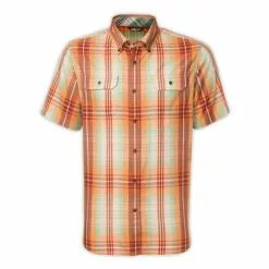The North Face Short-Sleeve Delridge Shirt Men's 5 The North Face Short-Sleeve Delridge Shirt Men's -Hot Sale Clothing Store 11783 TOPAZ ORANGE m