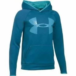 Under Armour Armour Fleece Storm Highlight Hoodie Boys' -Hot Sale Clothing Store 12626 PEACOCKPACIFICPCFC m