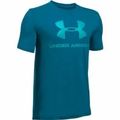 Under Armour Sportstyle Logo Short-Sleeve Tee Boys' 5 Under Armour Sportstyle Logo Short-Sleeve Tee Boys' -Hot Sale Clothing Store 12638 PEACOCKPACIFIC m