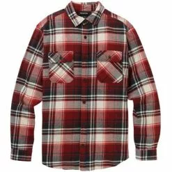 Burton Brighton Flannel Men's -Hot Sale Clothing Store 15189 TRUE BLACK STUMP PLD m