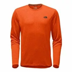 The North Face Long Sleeve Reaxion Amp Crew Men's -Hot Sale Clothing Store 2750 EXBRNC ORG HASPH GR m