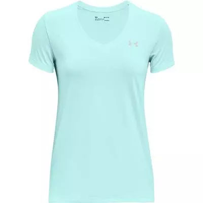 Under Armour Tech V-Neck Shirt Women's 2 Under Armour Tech V-Neck Shirt Women's - Image 2