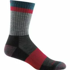 Darn Tough Vermont Heady Stripe Micro Crew Lightweight Cushion Socks Men's -Hot Sale Clothing Store 34210 GRAY m