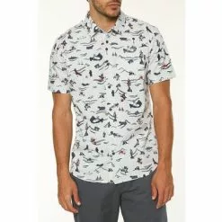 ONeill Squawk Short Sleeve Button Up Shirt Mens