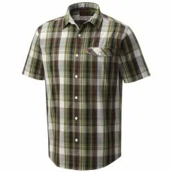 Mountain Hardwear Farthing Short Sleeve Shirt Men's -Hot Sale Clothing Store 36620 SURPLUS GREEN m
