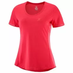 Salomon Agile Short Sleeve Tee Women's -Hot Sale Clothing Store 36667 HIBISCUS m
