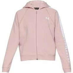 Under Armour Rival Fleece Full-Zip Hoodie Women's -Hot Sale Clothing Store 38150 FSD PNKFLSD PNKWHT m