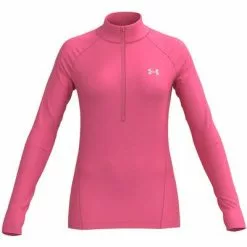 Under Armour Tech Twist 1/2 Zip Shirt Women's -Hot Sale Clothing Store 38153 CRSPNKLMNDMTLCSLVR m