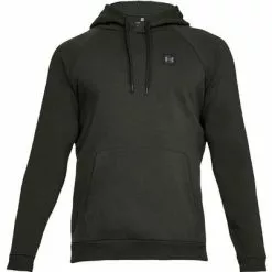 Under Armour Rival Fleece Pullover Hoodie Men's -Hot Sale Clothing Store 38155 ARTLLERY GREENBLACK m