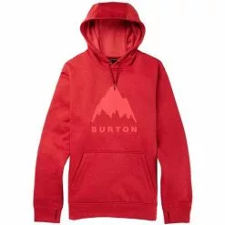 Burton Oak Pullover Hoodie Men's -Hot Sale Clothing Store 39139 SUN DRIED TOMATO HTR m