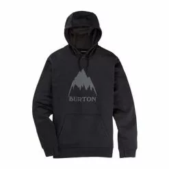 Burton Oak Pullover Hoodie Men's -Hot Sale Clothing Store 39139 TRUE BLACK HEATHER m