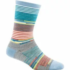 Darn Tough Vermont Pixie Crew LW Socks Women's -Hot Sale Clothing Store 39143 SKY m