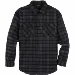 Burton Brighton Performance Flannel Men's 6 Burton Brighton Performance Flannel Men's -Hot Sale Clothing Store 39193 IRON PLAID m