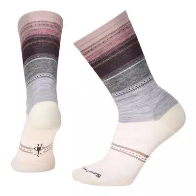 Smartwool Sulawesi Stripe Crew Socks Women's 1 Smartwool Sulawesi Stripe Crew Socks Women's
