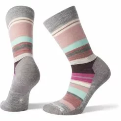 Smartwool Saturnsphere Socks Women's -Hot Sale Clothing Store 46431 LIGHT GRAYMINT m