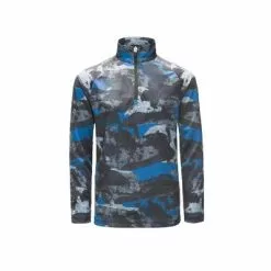 Spyder Limitless Camo Zip T-Neck Boys' -Hot Sale Clothing Store 47460 CDTBLK m