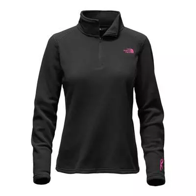 The North Face Pink Ribbon Glacier 1/4-Zip Women's 1 The North Face Pink Ribbon Glacier 1/4-Zip Women's