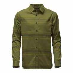 The North Face Long-Sleeve Approach Flannel Shirt Men's -Hot Sale Clothing Store 7908 TERRARIUM GREEN m