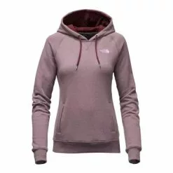 The North Face French Terry Pullover Hoodie Women's -Hot Sale Clothing Store 7917 DP GRNT RD DRK HTHR m
