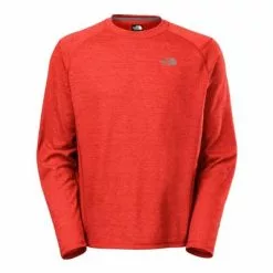 The North Face Long-Sleeve Flashdry Crew Men's -Hot Sale Clothing Store 7931 PNIACNA ORN BLK HTH m