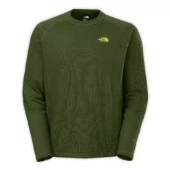 The North Face Long-Sleeve Flashdry Crew Men's -Hot Sale Clothing Store 7931 SCALLION GREEN HEATH m