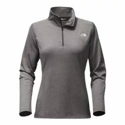 The North Face Tech Glacier 1/4 Zip Fleece Women's -Hot Sale Clothing Store 8219 TNF DARK GREY HTHR m