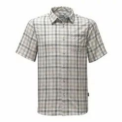 The North Face Short-Sleeve Getaway Shirt Men's -Hot Sale Clothing Store 8262 ZINC GREY PLAID m