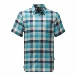 The North Face Short Sleeve Road Trip Shirt Men's -Hot Sale Clothing Store 8263 VINTAGE WHITE PLAID m