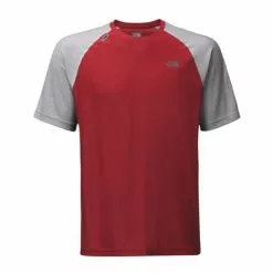 The North Face Short-Sleeve Tech Trek Crew Men's -Hot Sale Clothing Store 8265 RAGE RED m