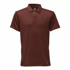 The North Face Short-Sleeve Crag Polo Shirt Men's -Hot Sale Clothing Store 8267 SEQUOIA RED HEATHER m