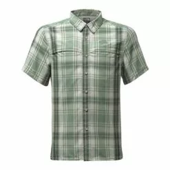 The North Face Short-Sleeve Vent Me Shirt Men's -Hot Sale Clothing Store 8270 CHINOIS GREEN PLAID m