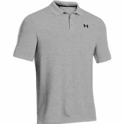 Under Armour UA Performance Polo Shirt Men's -Hot Sale Clothing Store 8368 TRUE GRAY HTHRBLACK m