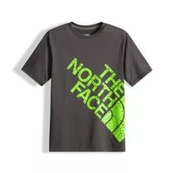 The North Face Short-Sleeve Reaxion Tee Boys' -Hot Sale Clothing Store 8504 GRAPHITE GREY m