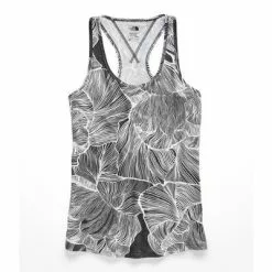 The North Face Workout Racerback Tank Women's -Hot Sale Clothing Store 89596 TNF BLK GINKGO PRINT m