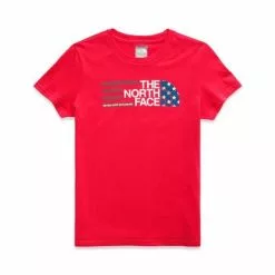 The North Face Short Sleeve Graphic Tee Girls' -Hot Sale Clothing Store 89612 TNF RED m