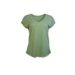 Purnell Heathered Purl Stitch Tee Women's -Hot Sale Clothing Store 90032 GREEN m
