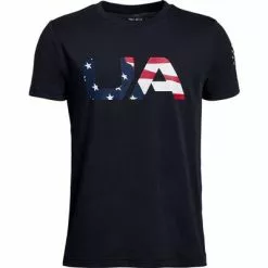 Under Armour Freedom Big Flag Logo Crew T-Shirt Boys'
