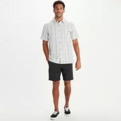 Marmot Eldridge Short-Sleeve Button Up Shirt Men's -Hot Sale Clothing Store 90249 GLACIER GREYSLEET m