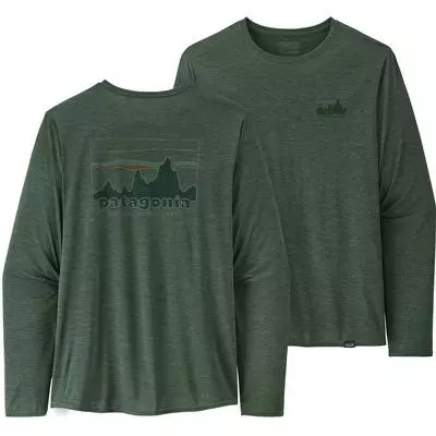 Patagonia Long Sleeved Capilene Cool Daily Graphic Shirt Men's 2 Patagonia Long Sleeved Capilene Cool Daily Graphic Shirt Men's - Image 2