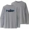 Patagonia Long-Sleeve Capilene Cool Daily Fish Graphic Shirt Men's